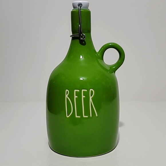 Rae Dunn Dining Rae Dunn Green Beer Jug With Handle And Top Poshmark